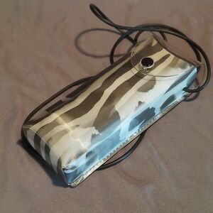 Glasses Sunglasses Case White and Black Camouflage